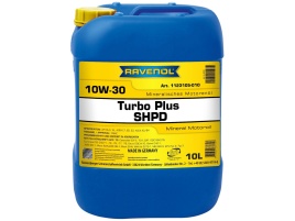Моторное масло RAVENOL Turbo plus SHPD SAE 10W-30 (10л)