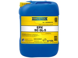 Трансмиссионное масло RAVENOL Getriebeoel EPX SAE 90 GL-5 (10л)
