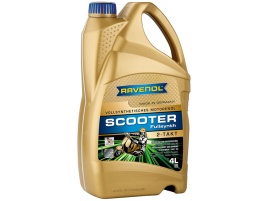 Моторное масло для 2-Такт скутеров RAVENOL Scooter 2-Takt Fullsynth (4л)