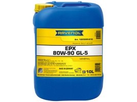 Трансмиссионное масло RAVENOL Getriebeoel EPX SAE 80W-90 GL-5 (10л)