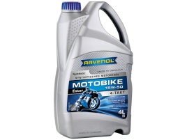 Моторное масло RAVENOL Motobike 4-T Ester SAE 15W-50 (4л)