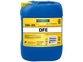 Моторное масло RAVENOL DFE SAE 0W-20 (10л)