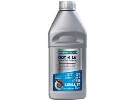 Тормозная жидкость RAVENOL DOT 4 LV (1л)