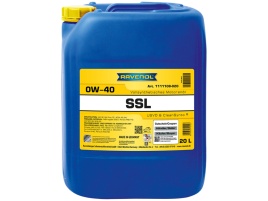 Моторное масло RAVENOL Super Synthetik Oel SSL SAE 0W-40 (20л)