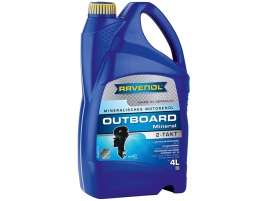 Моторное масло для 2Т лод.моторов RAVENOL Outboardoel 2T Mineral (4л)