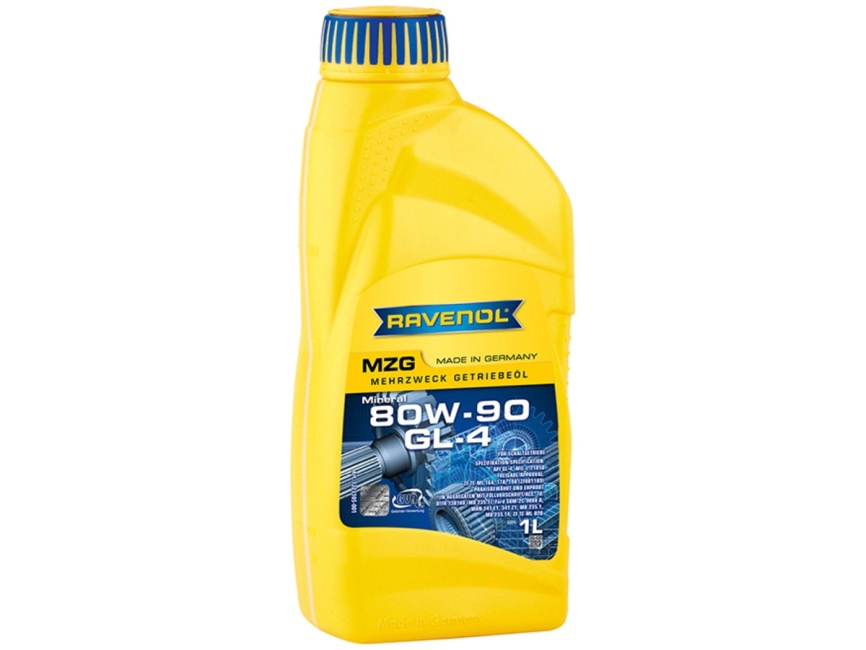Трансмиссионное масло RAVENOL Getriebeoel MZG SAE 80W-90 GL-4 (1л) фото 1