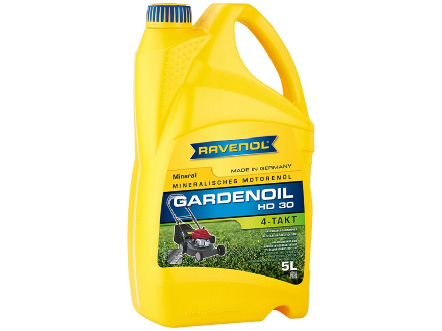 Моторное масло RAVENOL 4-Takt Gardenoil HD 30 (5л) фото 1