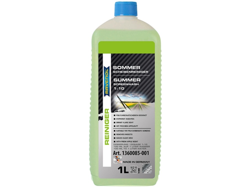 Летний очиститель лобового стекла RAVENOL 1:10 фото 1