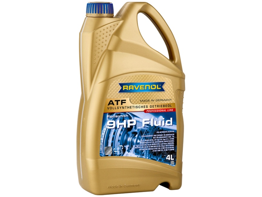Трансмиссионное масло RAVENOL ATF 9HP Fluid (4л) фото 1