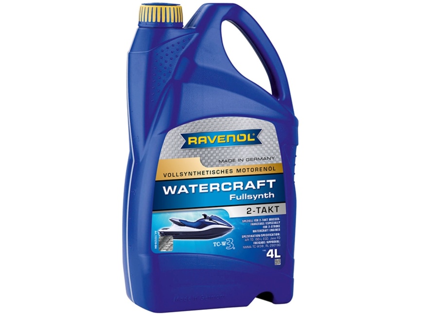 Моторное масло для 2-Такт RAVENOL WATERCRAFT Fullsynth. 2-Takt (4л) фото 1