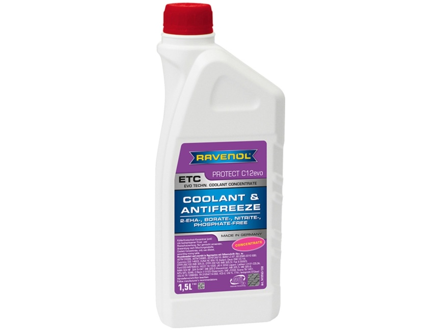 Антифриз RAVENOL ETC Concentrate Protect C12evo (1,5л) фото 1