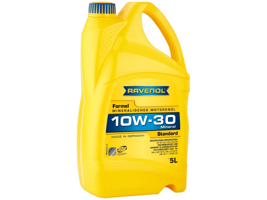 Моторное масло RAVENOL Formel Standard SAE 10W-30 (5л) фото 1
