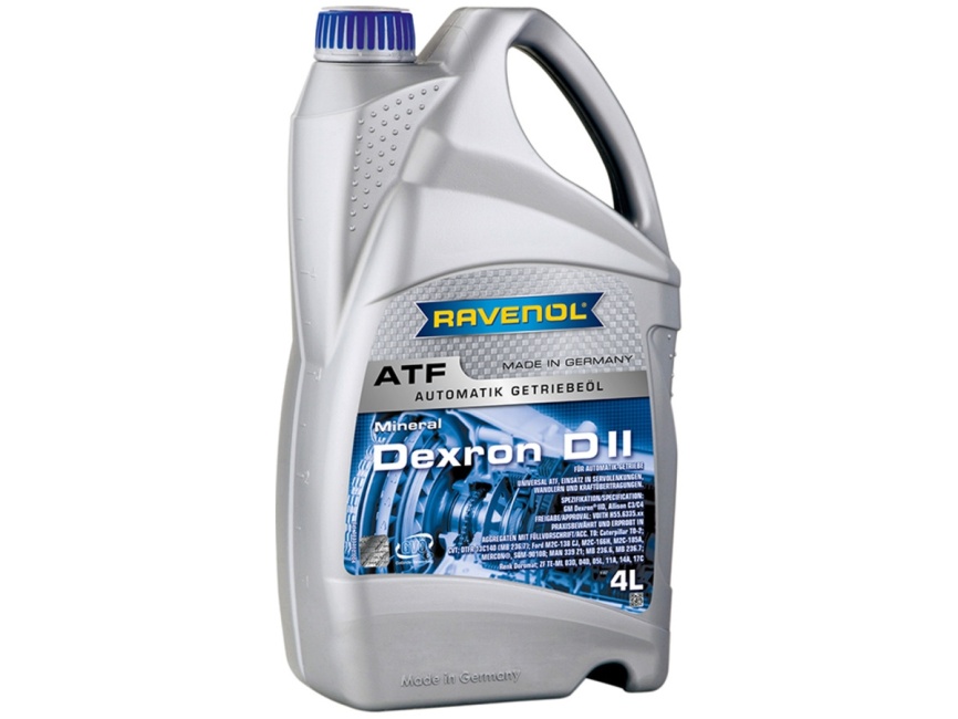Трансмиссионное масло RAVENOL ATF Dexron DII (4л) фото 1