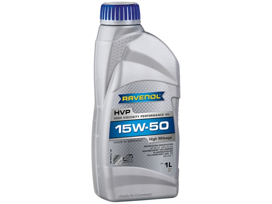Моторное масло RAVENOL HVP High Viscosity Perfor. Oil SAE 15W-50 (1л) фото 1