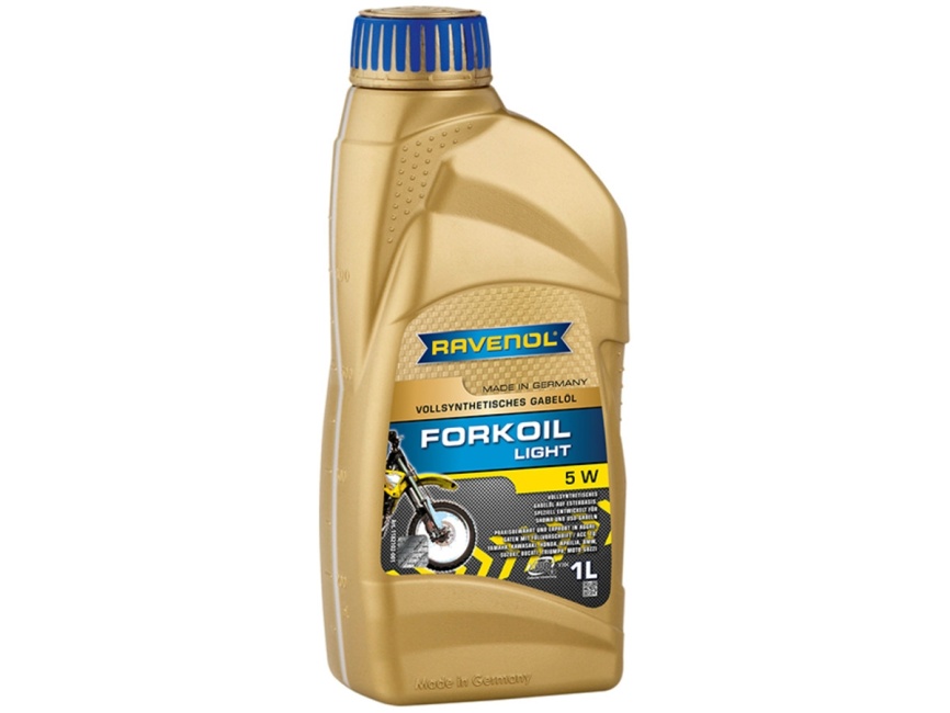 Вилочное масло RAVENOL FORKOIL Light 5W (1л) фото 1