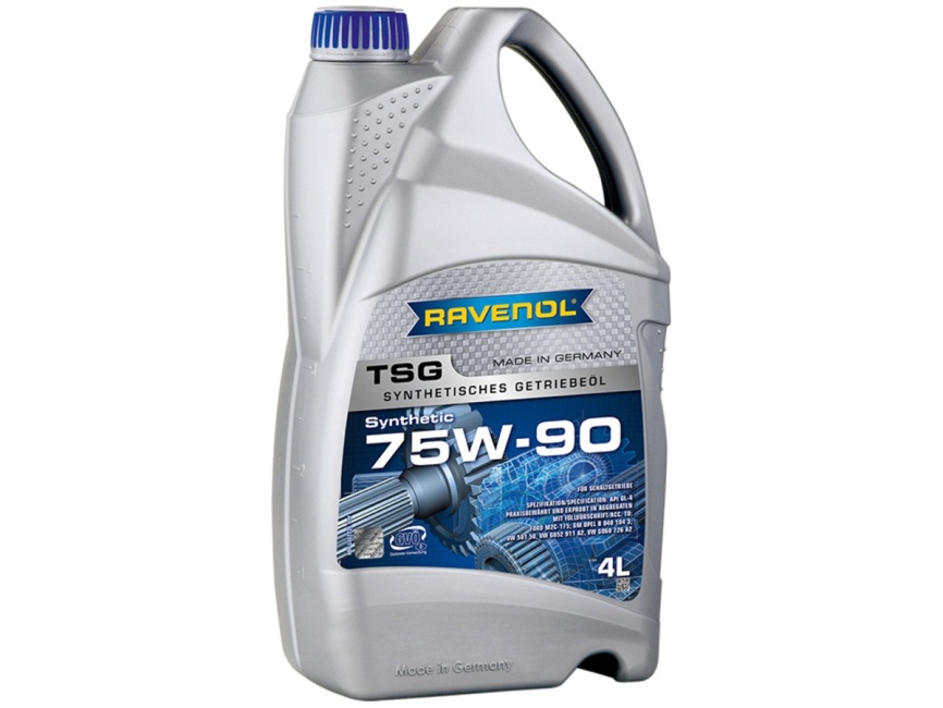 Трансмиссионное масло RAVENOL TSG SAE 75W-90 GL-4 (4л) фото 1