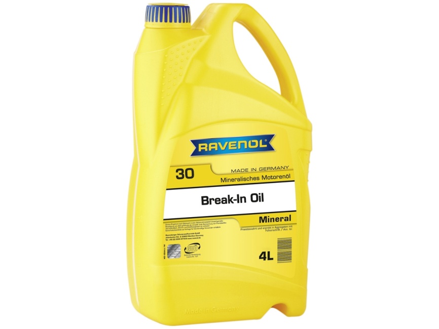 Обкаточное масло RAVENOL Break-In Oil SAE 30 (4л) фото 1
