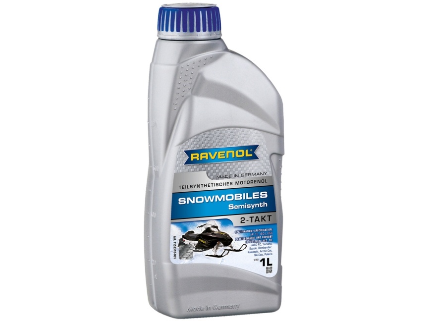 Масло для 2-Такт снегоходов RAVENOL Snowmobiles Teilsynth. 2-Takt (1л) фото 1