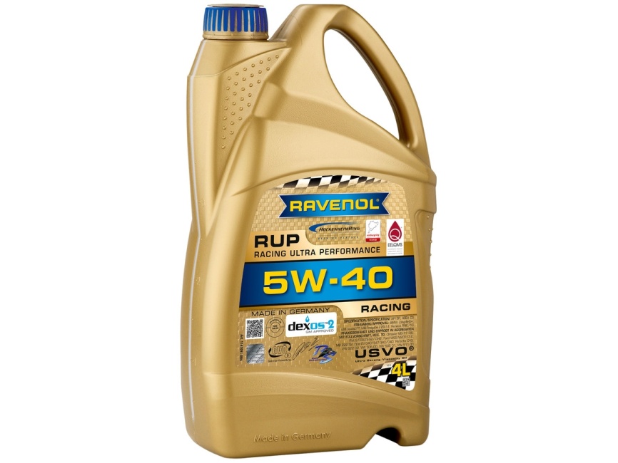Моторное масло RAVENOL RUP Racing Ultra Performance SAE 5W-40 (4л) фото 1