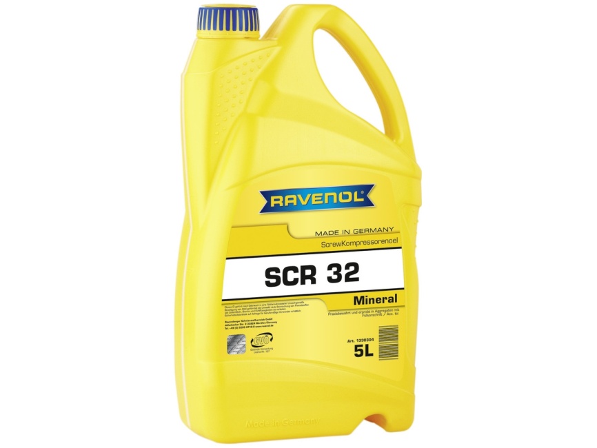 Компрессорное масло RAVENOL Kompressorenoel Screw SCR 32 (5л) фото 1
