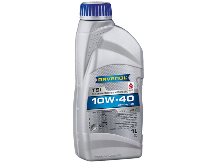Моторное масло RAVENOL TSI SAE 10W-40 (1л) фото 1