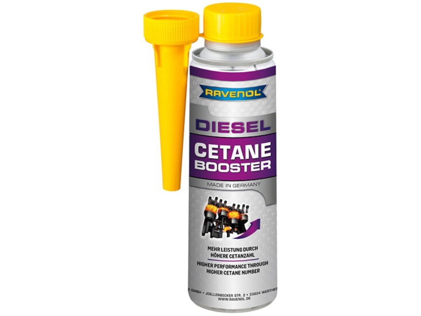 Присадка-корректор цетанового числа RAVENOL Diesel Cetane Booster (0,3 л) фото 1