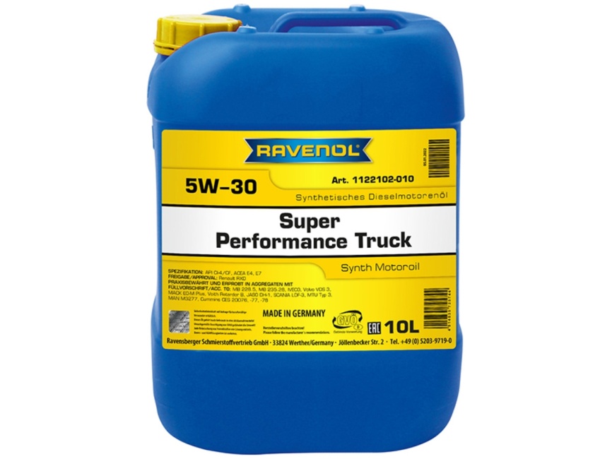 Моторное масло RAVENOL Super Performance Truck SAE 5W-30 (10л) фото 1