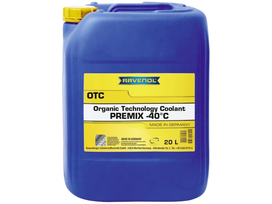 Антифриз готовый RAVENOL OTC Premix -40°C Protect C12+ (20л) фото 1