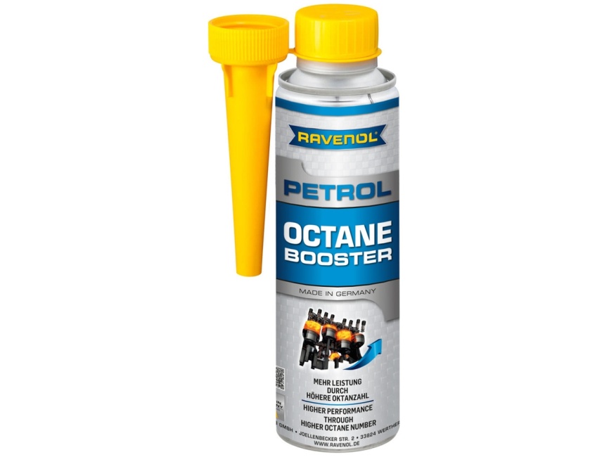 Присадка-корректор октанового числа RAVENOL Petrol Octane Booster (0,3 л) фото 1