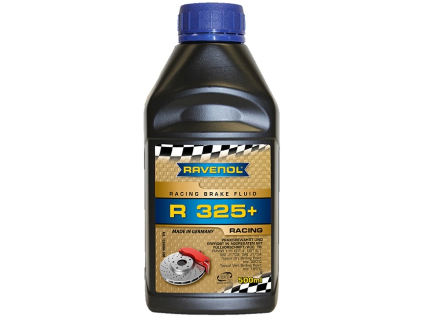 Тормозная жидкость RAVENOL Racing Brake Fluid R 325+ (0,5л) фото 1