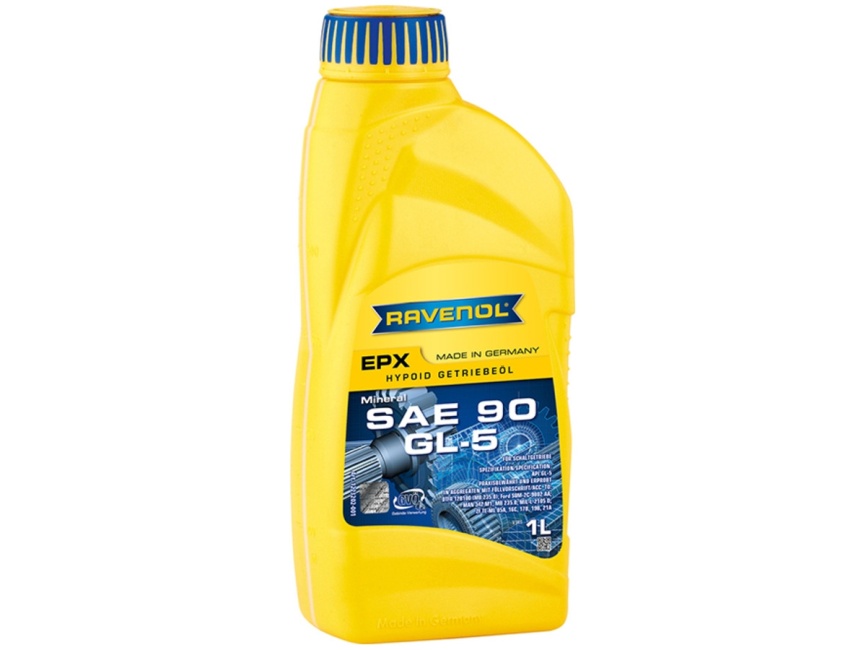 Трансмиссионное масло RAVENOL Getriebeoel EPX SAE 90 GL-5 (1л) фото 1