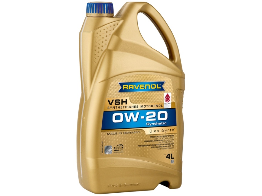 Моторное масло RAVENOL VSH SAE 0W-20 (4л) фото 1
