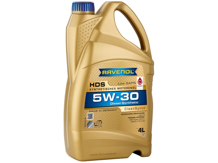 Моторное масло RAVENOL HDS Hydrocrack Diesel Specif SAE 5W-30 (4л) фото 1