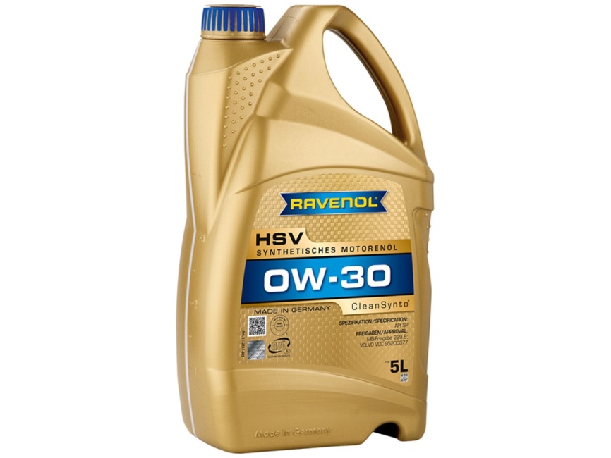 Моторное масло RAVENOL HSV SAE 0W-30 (5л) фото 1