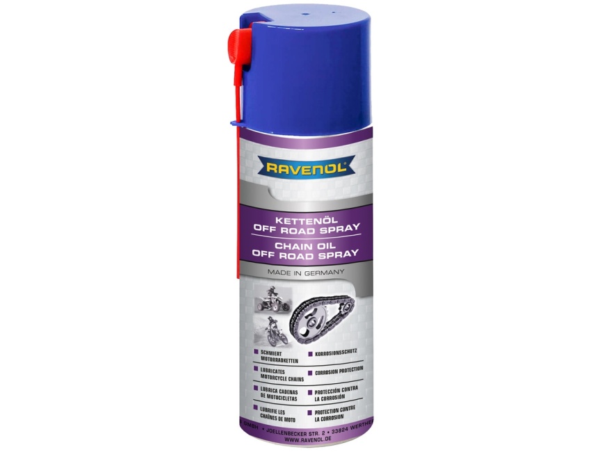 Смазка для цепей RAVENOL Kettenoel Off Road Spray (0,4л) фото 1