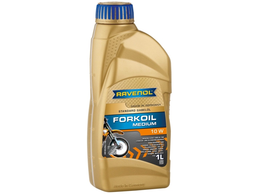Вилочное масло RAVENOL FORKOIL Medium 10W (1л) фото 1