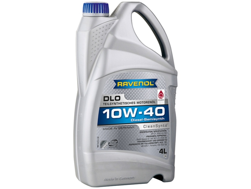Моторное масло RAVENOL DLO SAE 10W-40 (4л) фото 1