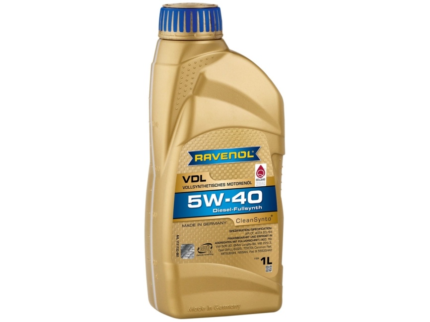 Моторное масло RAVENOL VDL SAE 5W-40 (1л) фото 1