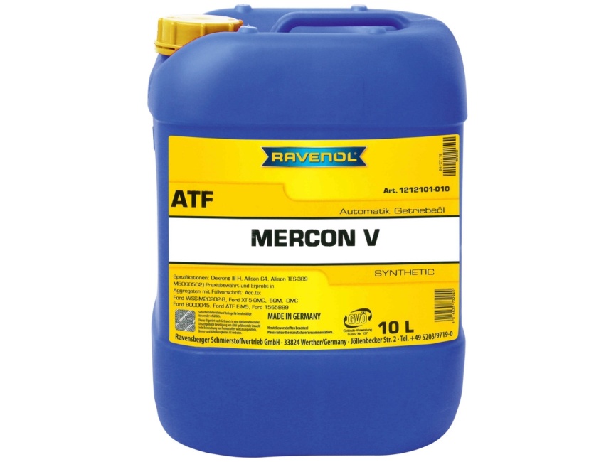 Трансмиссионное масло RAVENOL ATF Mercon V (10л) фото 1