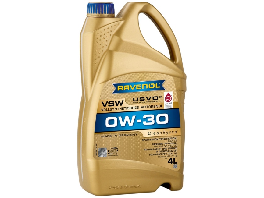 Моторное масло RAVENOL VSW SAE 0W-30 (4л) фото 1