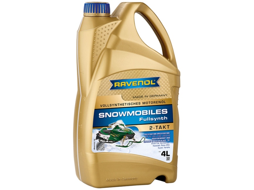 Масло для 2-Такт снегоходов RAVENOL Snowmobiles Fullsynth. 2-Takt (4л) фото 1