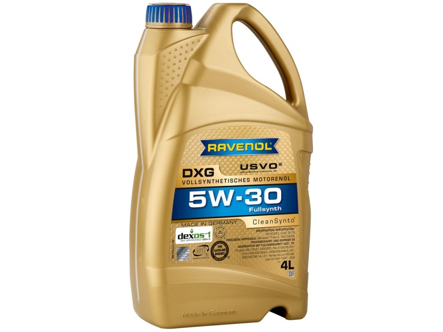 Моторное масло RAVENOL DXG SAE 5W-30 (4л) фото 1